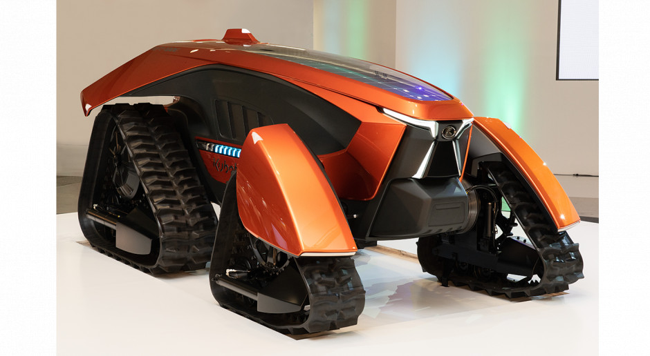 Kubota „X Tractor” – tak wg Japończyków mogą wyglądać ciągniki przyszości, fot. mat. prasowe Kolejny koncept bezzałogowego ciągnika. Tym razem od Kuboty