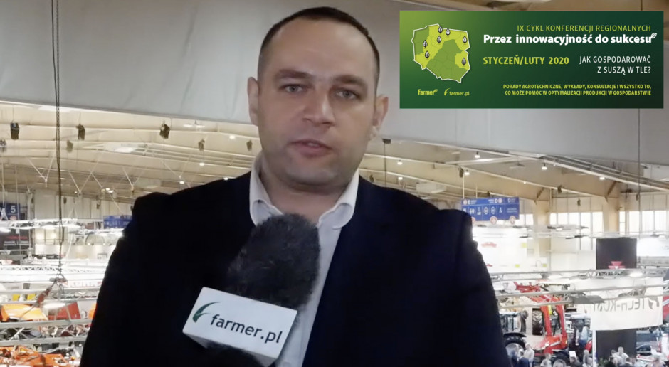 Krzysztof Mrówka, dyrektor Biura Ubezpieczeń Rolnych Concordia Ubezpieczenia Konferencje Farmera: Zarządzanie ryzykiem suszy w gospodarstwie rolnym