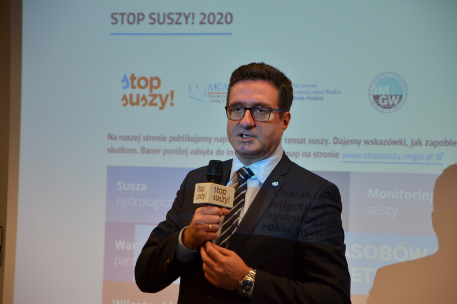 Przemysław Daca, prezes Wody Polskie, fot. M. Tyszka