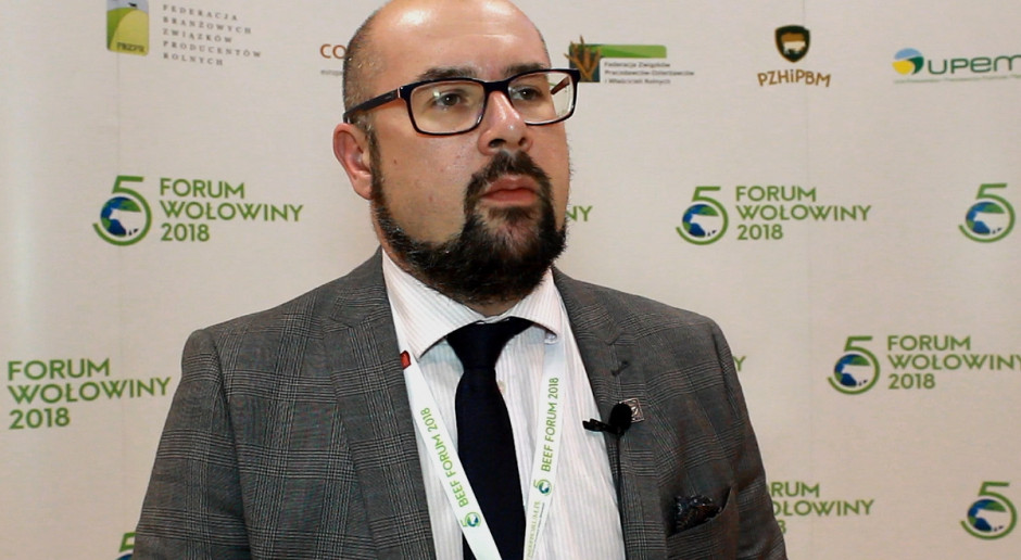 Jacek Zarzecki, Prezes PZHiPBM komentuje proceder oszustw przy zakupie bydła, fot. Ł.Ch. Prezes PZHiPBM: Oszustwa przy zakupie bydła podważają wiarygodność całego łańcucha dostaw