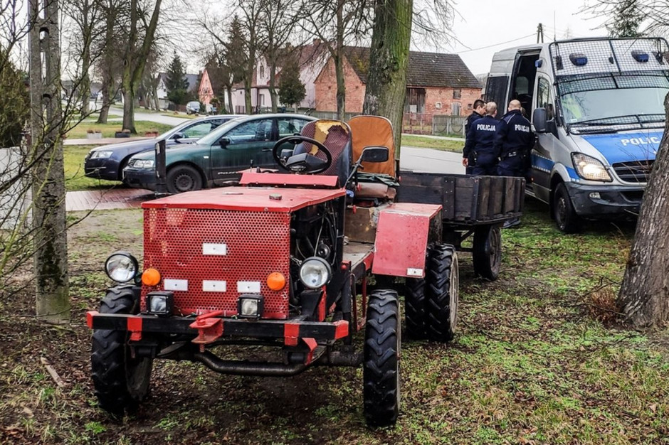 Nietypowy pojazd został zatrzymany przez policję, fot. Policja