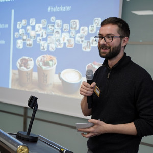 Leandro Burgete z Berlina, który jest dyrektorem zarządzającym HAFERKATER Fot. C.H.