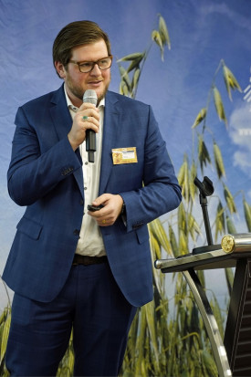 Matthias Hannsbauer z szwajcarskiej firmy Bühler AG Fot. C.H.