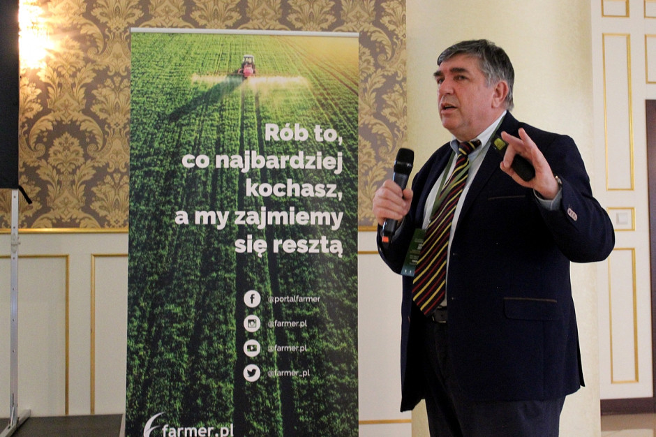 Dr Tomasz Sakowski podczas Konferencji Farmera mówił m.in. o wpływie bydła na zmiany klimatyczne, fot. AT