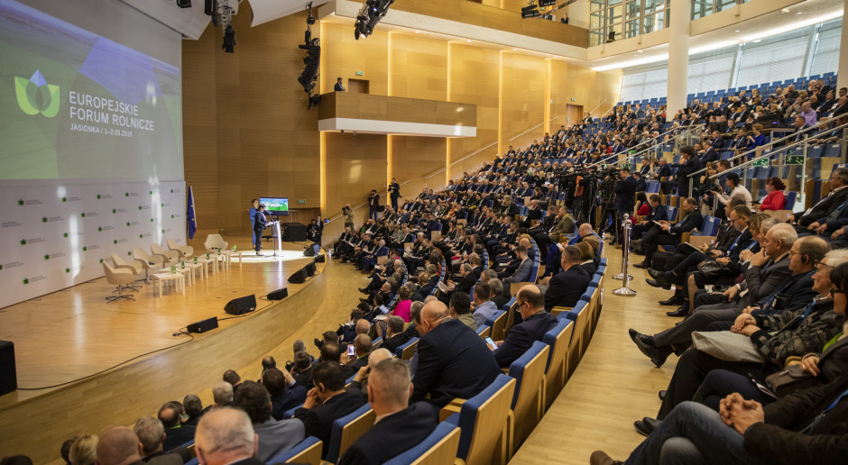 Europejskie Forum Rolnicze odbędzie się w dniach 20-21 marca br. w Jasionce; fot. EFRWP Europejskie Forum Rolnicze jest planowane mimo epidemii koronawirusa