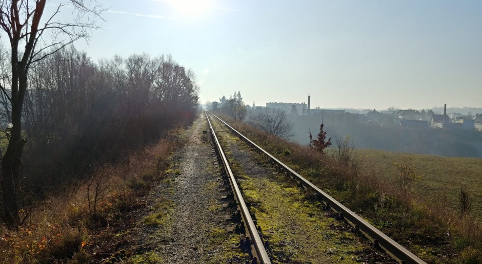 Jeszcze w listopadzie ubiegłego roku wydawało się, że te tory są potrzebne... fot. czytelnik Bocznica Elewarru w Koronowie zlikwidowana, ale zboże z kraju wyjeżdża