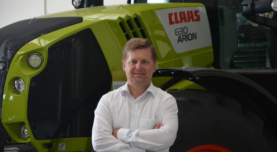 Piotr Dziamski z Claas Polska zapewnia, że niektóre fabryki Claas mają w tej chwili przerwy w produkcji, ale dostawy do Polski są ciągle realizowane, fot.kh Claas - bezpieczne relacje z rolnikami