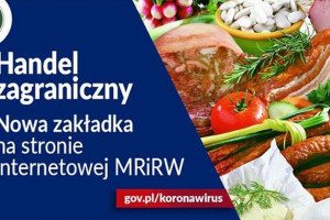 Nowa zakładka na stronie internetowej MRiRW dot. eksportu polskich produktów