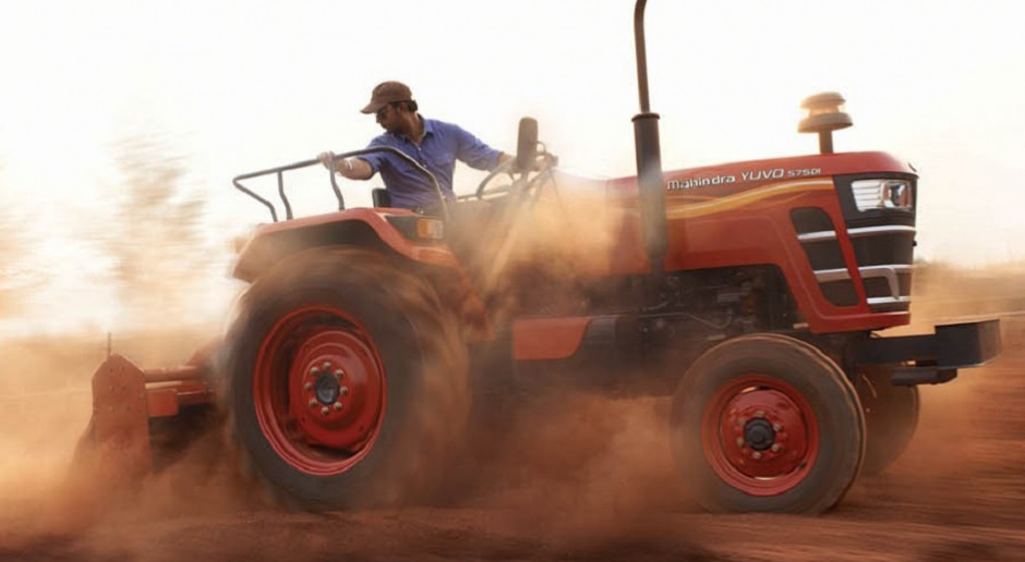 W Indiach sprzedało się 709 002 szt. nowych ciągników. Zdecydowana większość fo produkty tamtejszych firm, fot. mat. prasowe Mahindra „rządzi” na rynku ciągników w Indiach
