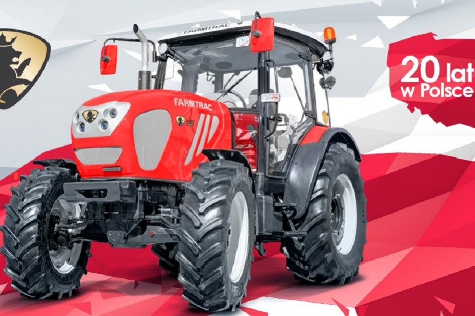 Czerwony Farmtrac Mazur 80 King to jedna z jubileuszowych propozycji, fot. mat. prasowe