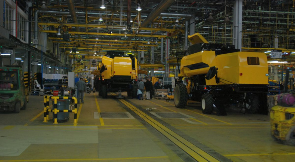 Zakłady New Hollanda w Płocku i Kutnie w pełni już funkcjonują, fot.kh New Holland wznowił produkcję w Płocku i w Kutnie