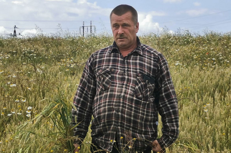 Tadeusz Horn wywiązał się z uprawy zamówionych roślin, ale nasion nie miał kto odebrać, Foto: KH