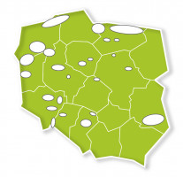 obszary, w obrębie których udowodniono występowanie miotły zbożowej Apera spica-venti odpornej na herbicydy
Źródło: IOR-PIB Poznań