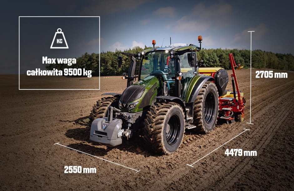 Valtra serii G to mocny i kompaktowy, a przez to uniwersalny ciągnik. fot. mat. prasowe