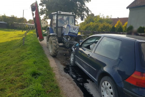 Samochodem w ciągnik, albo w przyczepę