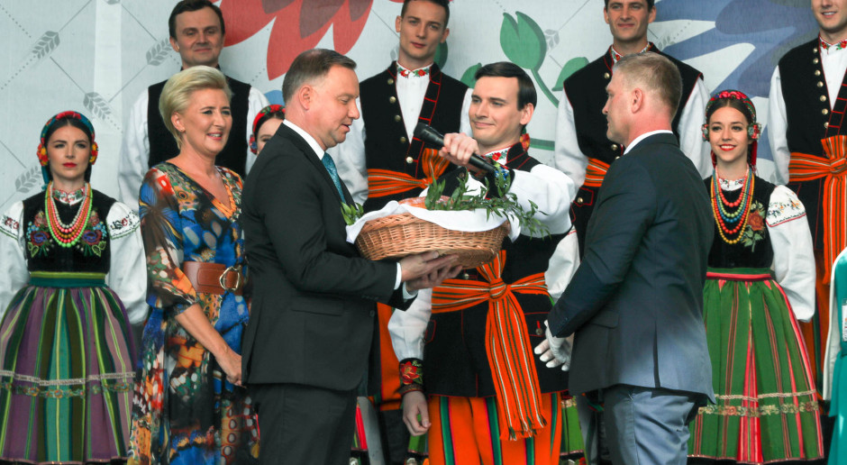 fot. KPRP Prezydent: w imieniu całego narodu dziękuję rolnikom za ich wkład w budowanie bezpiecznej Polski