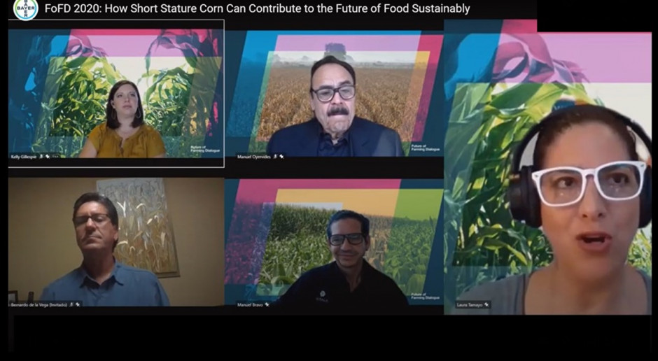 Tegoroczna edycja Future of Farming Dialogue 2020 odbywa się online. Podzielona została na kilka tematycznych sesji; Fot. A. Kobus O metr niższe mieszańce kukurydzy