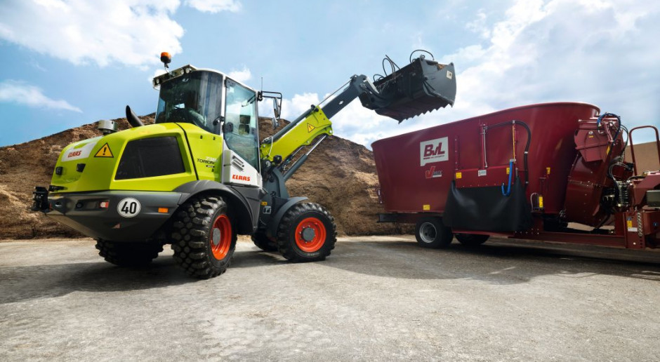 Do oferty ładowarek Claas dołączył model Torion 738 T Sinus, fot. Claas Ładowarka Claas Torion 738 T Sinus – kołowa z teleskopem
