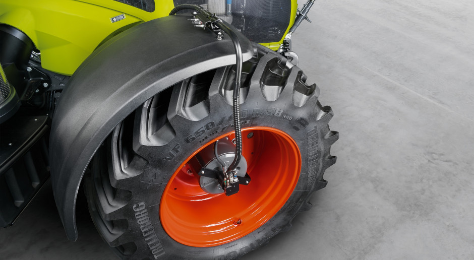 System pompowania opon CLAAS CTIC i CTIC 2800 z nowymi funkcjami