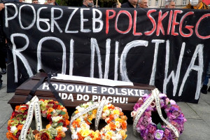 Rolnicy szukali ratunku u prezydenta. Tak wyglądał protest w Warszawie