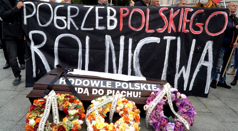 Rolnicy szukali ratunku u prezydenta. Tak wyglądał protest w Warszawie