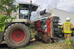 Ciężarówki kontra sieczkarnie – dwa wypadki jednego dnia