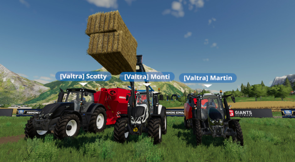 Sezon 3 Farming Simulator League rozpocznie się 27 listopada w niemieckim mieście Erlangen. fot. mat. prasowe Valtra wkracza w świat e-sportu z własnym zespołem Farming Simulator League