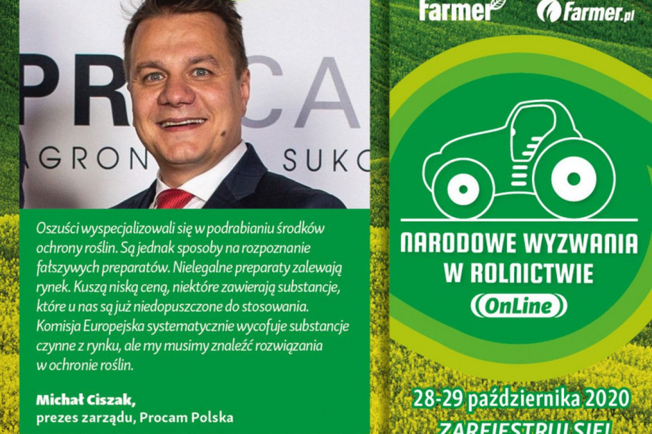 W części agrotechnicznej o godz. 13.55 będzie miała miejsce rozmowa z Michałem Ciszakiem, prezesem firmy PROCAM