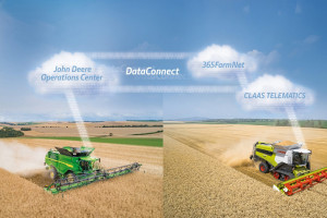 Platforma DataConnect łączy marki Claas, 365 Farmnet i John Deere