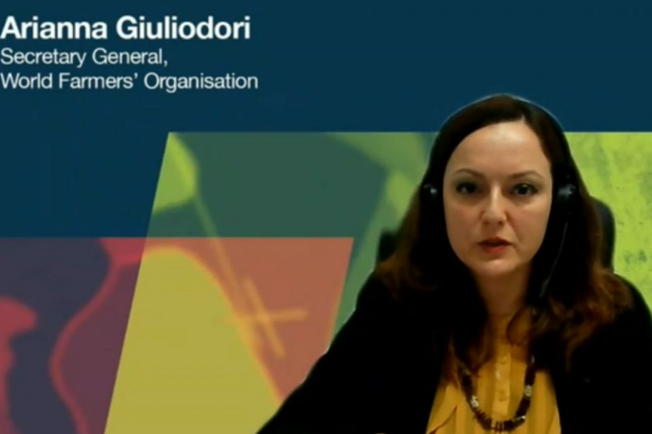 Arianna Giuliodori - sekretarz generalny Światowej Organizacji Rolników WFO Fot. A. Kobus