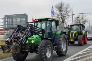 Protest rolników na dk nr 14!