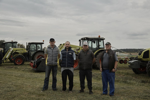 Jarosław Gajewski ze Zgagowo Wieś ceni szczególnie wysoką ergonomię pracy maszyn Claas, fot.Claas