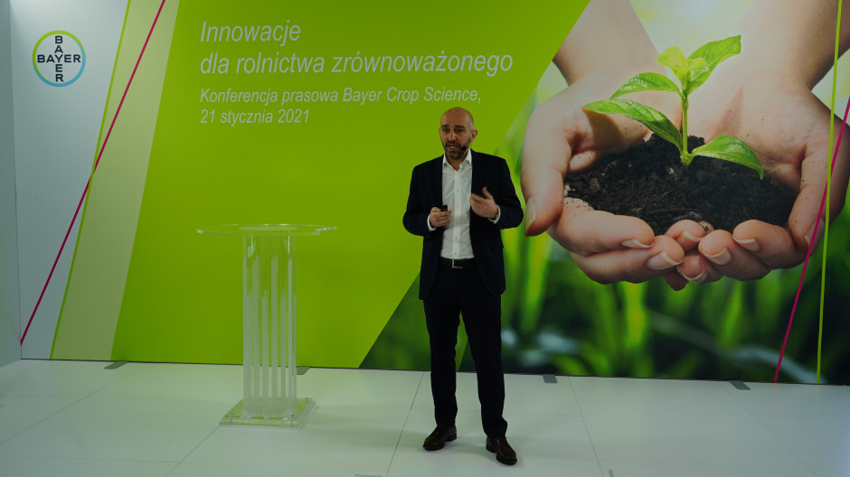 Antoine Bernet szef działu Crop Science w Bayer dla Polski, Krajów Bałtyckich, Czech i Słowacj Fot. materiały prasowe