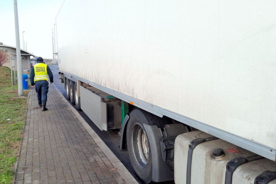 Ciężarową scanię wiozącą mrożone pieczywo zatrzymano na A2, Foto: WITD Poznań