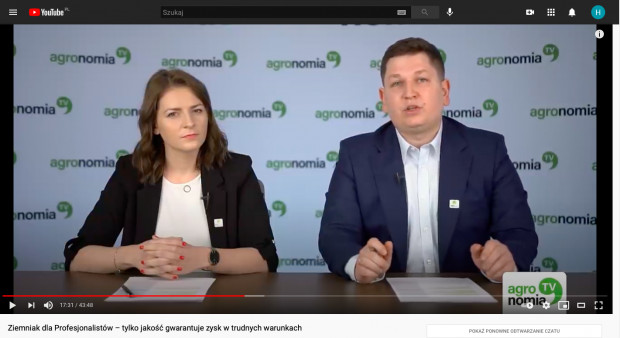 Patrycja Kapral i Michał Dąbrowski - prowadzący szkolenie z zakresu uprawy ziemniaka