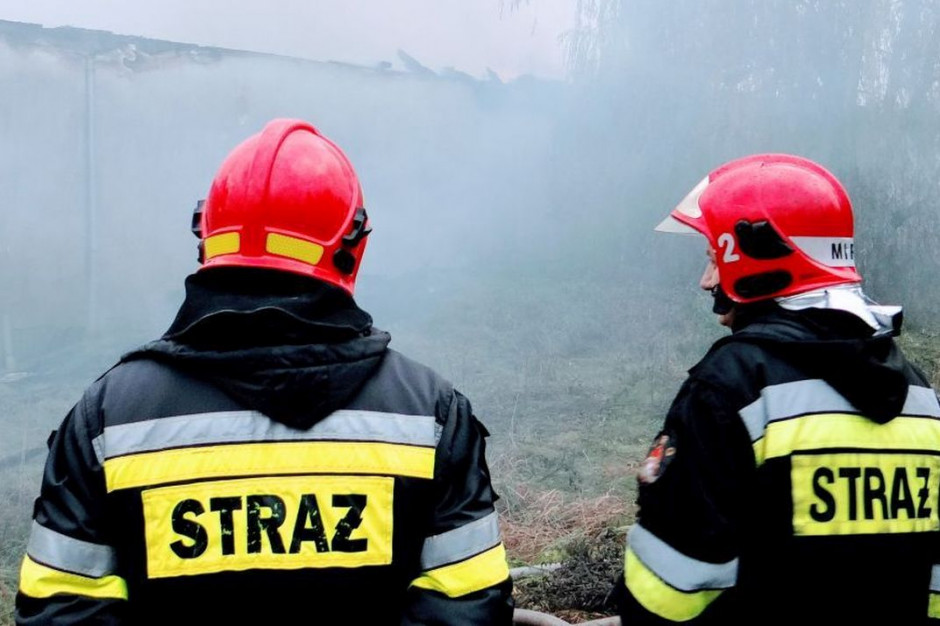 Straty w pożarze tunelu warzywniczego oszacowano na 50 tys. zł, zdjęcie ilustracyjne: PSP Zielona Góra