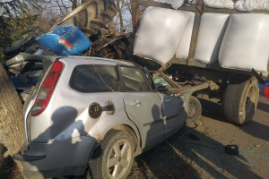 Fordem w traktor z przyczepą