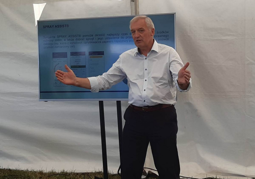 Marek Łuczak, prezes Zarządu firmy Syngenta, odpowiedzialny za segment środków ochrony roślin w Europie Centralnej Fot, A. Kobus