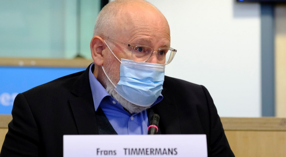 Timmermans: Chcemy, żeby ludzkość uniknęła wojen o wodę i pożywienie