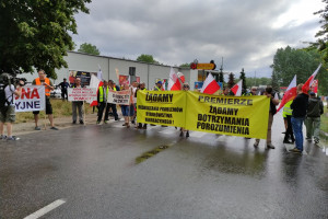 Protest rybaków. Droga na Hel była zablokowana [Galeria]