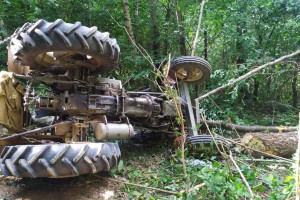 Traktor przygniótł kierowcę - zginął na miejscu