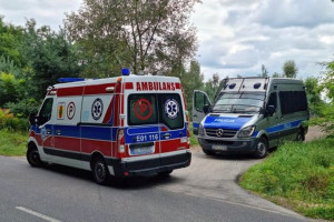 Samochód zderzył się z ciągnikiem