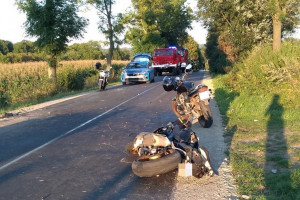 Po zderzeniu z ciągnikiem zginął motocyklista