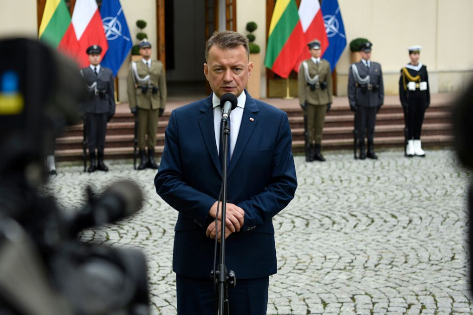 Minister obrony narodowej Mariusz Błaszczak, Foto: Ministerstwo Obrony Narodowej