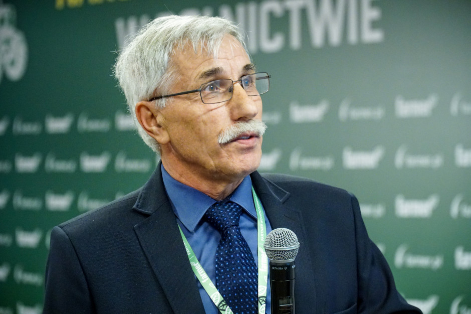 Prof. Witold Grzebisz z UP w Poznaniu mówi o stosowaniu mocznika UFF, fot. PTWP