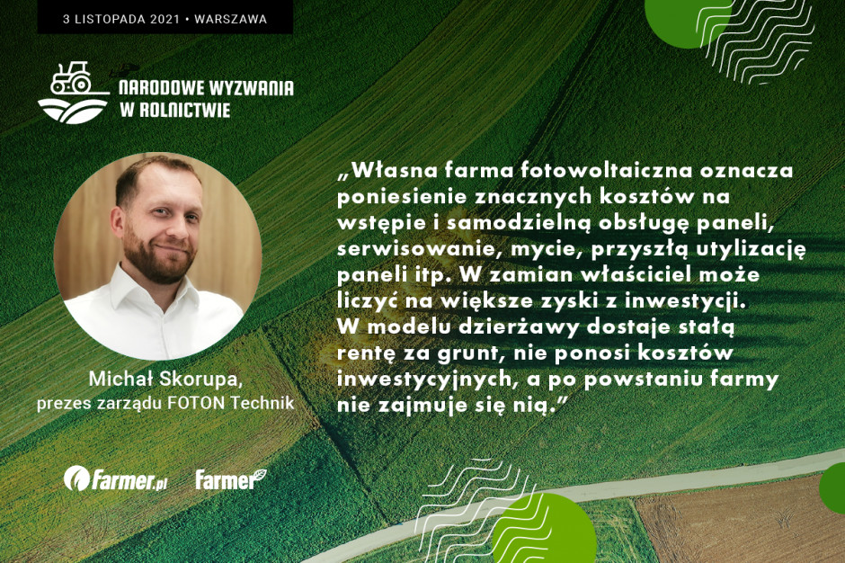 Michał Skorupa, prezes Zarządu FOTON Technik, Grupa E.ON & innogy Polska. Foto. PTW