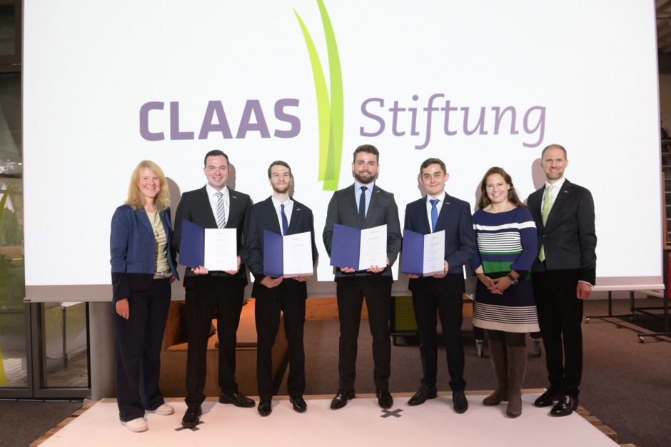 Stypendyści i laureaci tegorocznych nagród Fundacji Claas fot. Claas