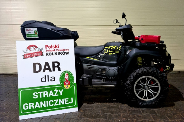 fot. Polski Związek Zawodowy Rolników Rolnicy wsparli Podlaski Oddział Straży Granicznej