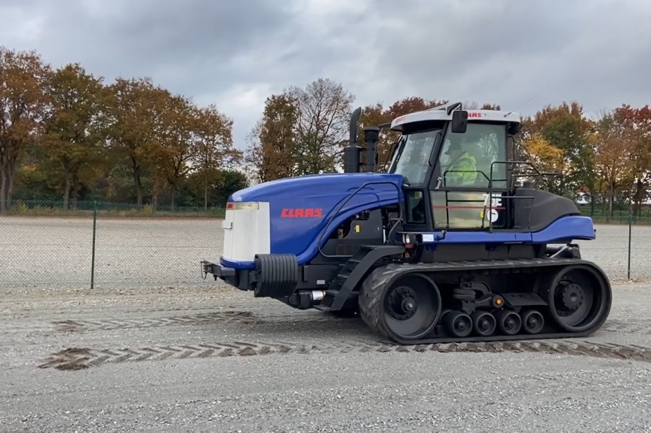 Claas CH75E Track Tractor na aukcji czasowej w chwili pisania artykułu kosztował 1700 Euro. Zdjęcie: Ritchie Bros