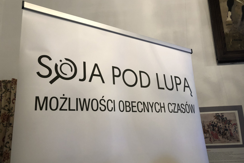Wydarzenie Agroloku i Stowarzyszenia Polska Soja "Soja pod lupą - możliwości obecnych czasów" odbyło się 18 listopada w Zamku Golubskim (fot. JŚ-S).